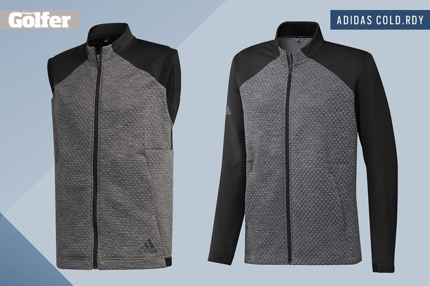 The adidas Golf COLD.RDY collection includes a vest and jacket.