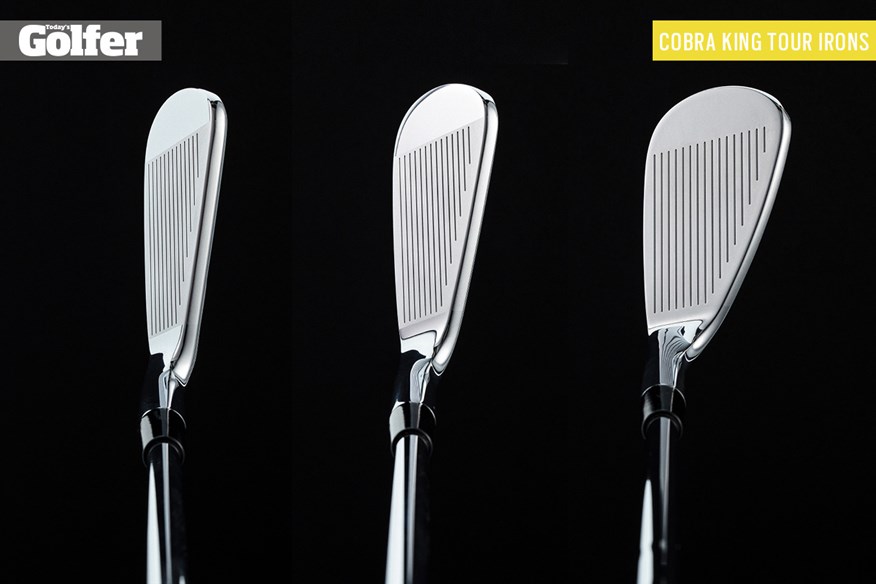 How the Cobra King Tour Irons with MIM Technology look through the set.