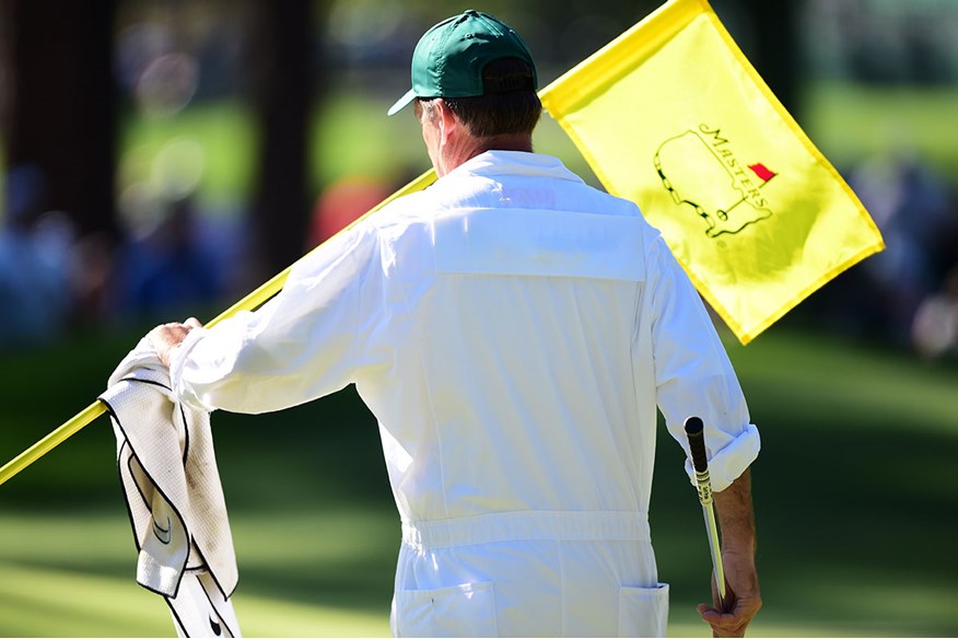 The caddies have different opinions of the Masters overalls.