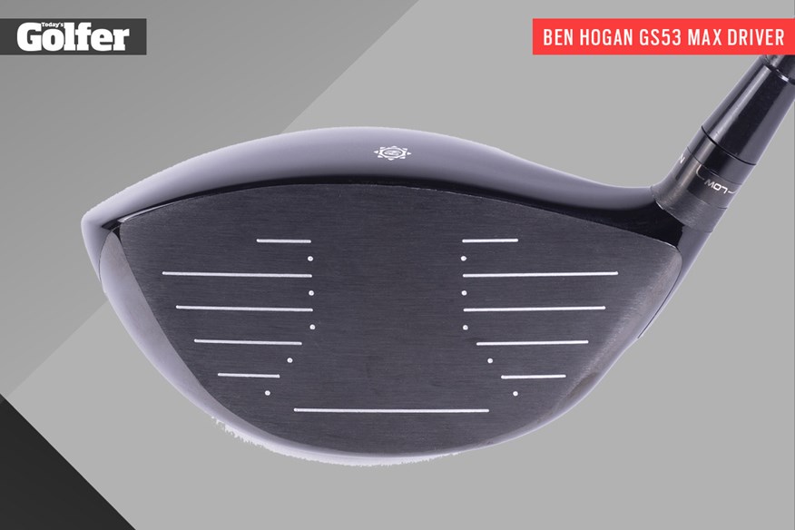 Ben Hogan GS53 Max driver clubface.