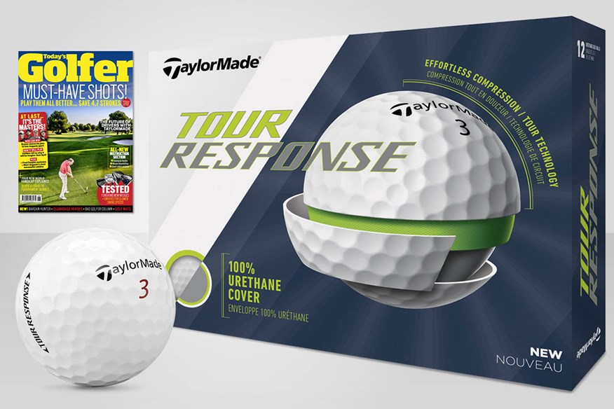 Get a dozen TaylorMade Tour Response golf balls with your Today's Golfer subscription.