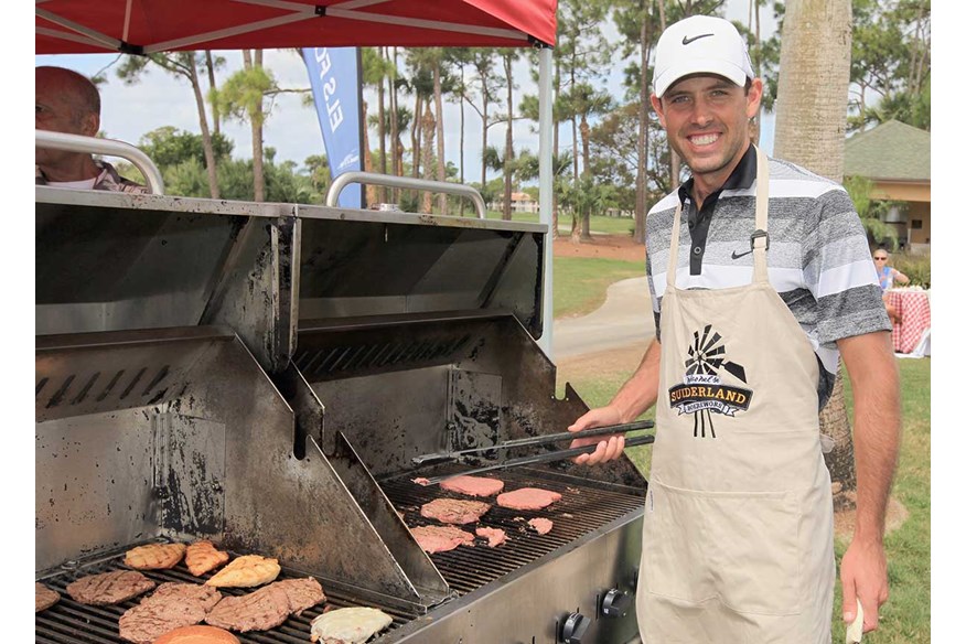 Charl Schwartzel's love of barbecued food was reflected in his Masters' Champions Dinner menu of 2012.