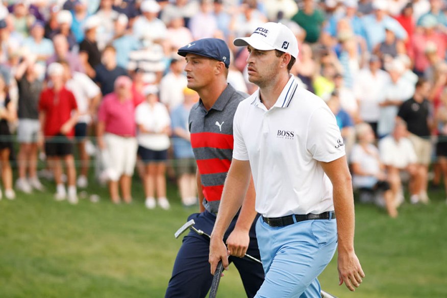 Patrick Cantlay beat Bryson DeChambeau in an epic play-off at the BMW Championship.