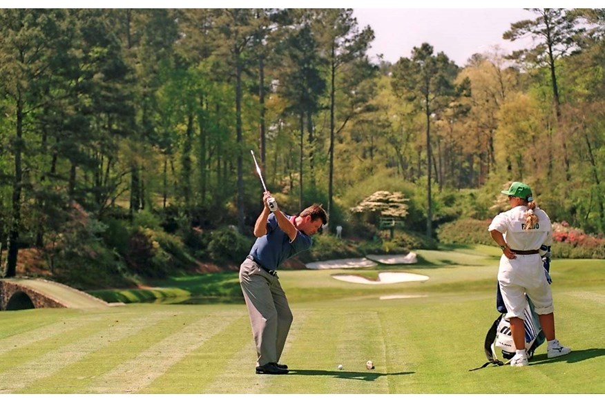 Mastering distance control is key to success at Augusta, according to Nick Faldo.