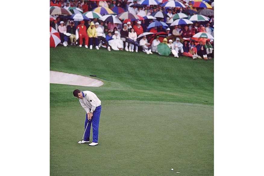 Nick Faldo produced some wonderful putting at the 1989 Masters.