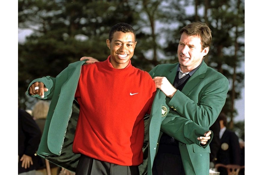 Faldo had a close-up view of Tiger Woods' brilliance at the 1997 Masters.