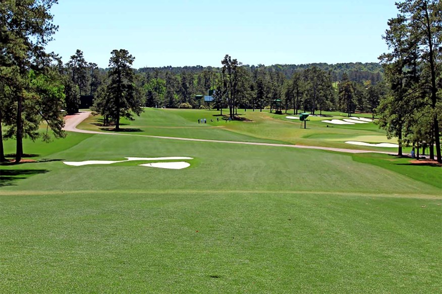 Augusta's undulations don't always come across on television.