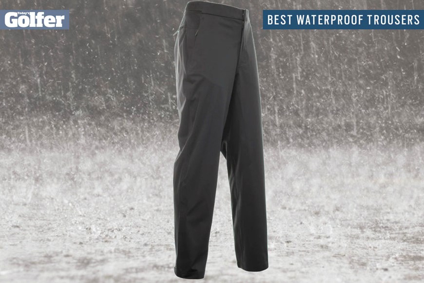 Callaway Green Grass SeamSealed Waterproof Golf Trousers Mens Rain Pant  Golf  Trousers and Clothing