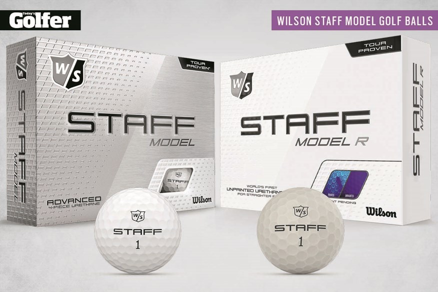 The new Wilson Staff Model and Staff Model R golf balls.