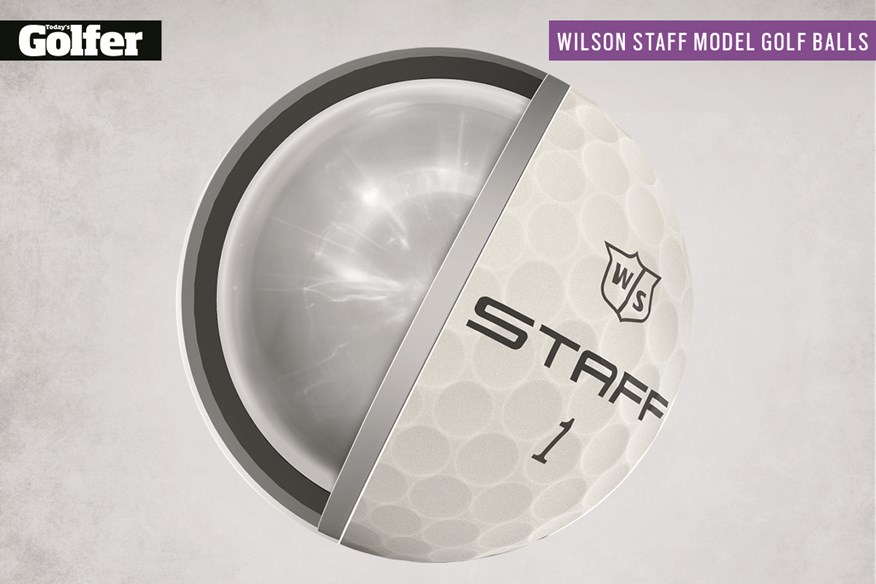 The Wilson Staff Model R golf ball is a tour-level four-piece golf ball.