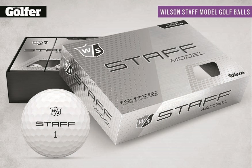 The Wilson Staff Model golf ball is also available with a traditional painted finish.