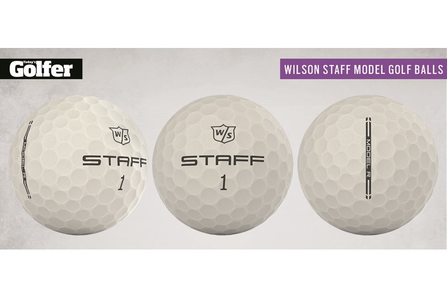 The new Wilson Staff Model R golf ball.