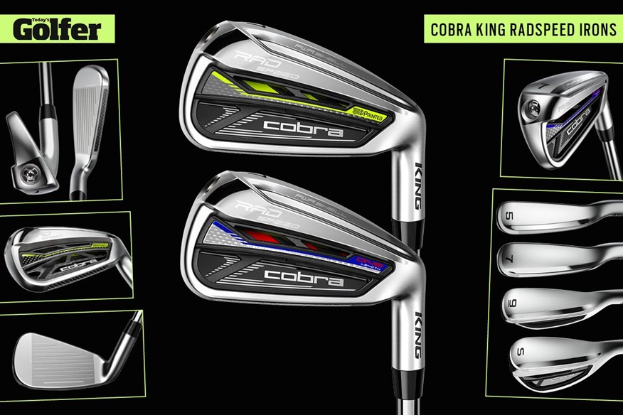 Cobra Golf's King RADSPEED and King RADSPEED One Length irons for 2021.