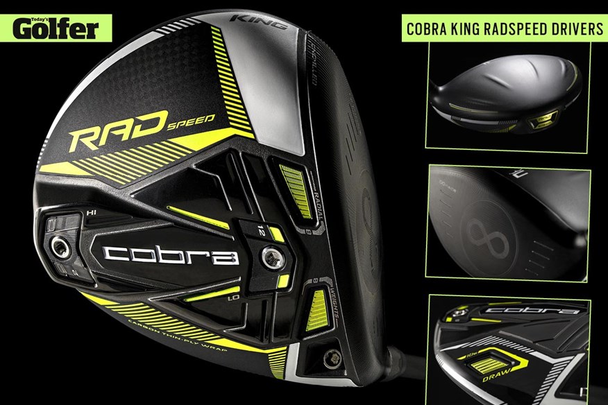 A closer look at the Cobra King RADSPEED golf driver.