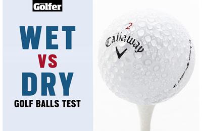 We test wet golf balls against dry golf balls to find out how the performance differs.