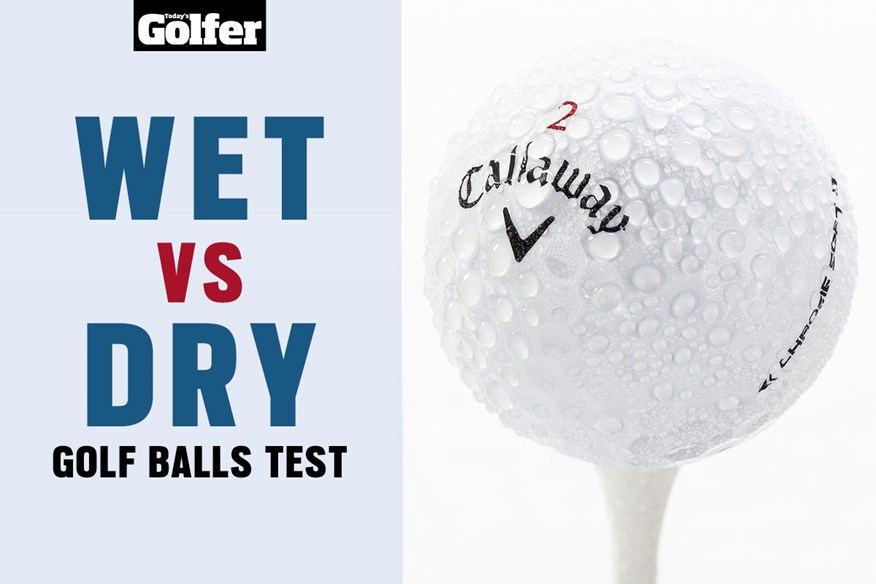 We test wet golf balls against dry golf balls to find out how the performance differs.