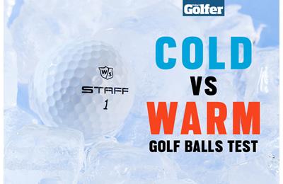 We test cold golf balls against warm golf balls.