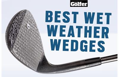 A wet golf wedge.