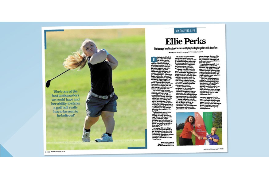 Ellie Perks, golf's most inspiring teenager.