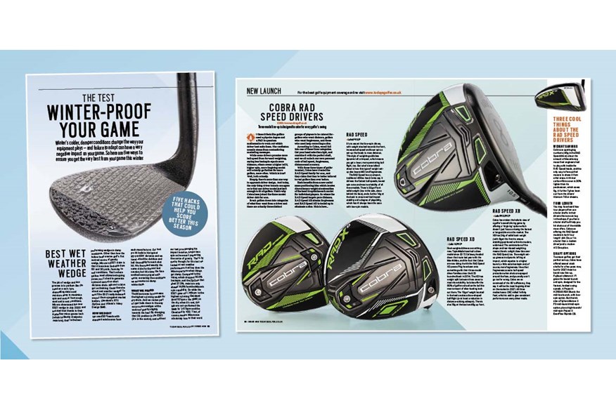 Equipment revealed and tested in the new issue of Today's Golfer.