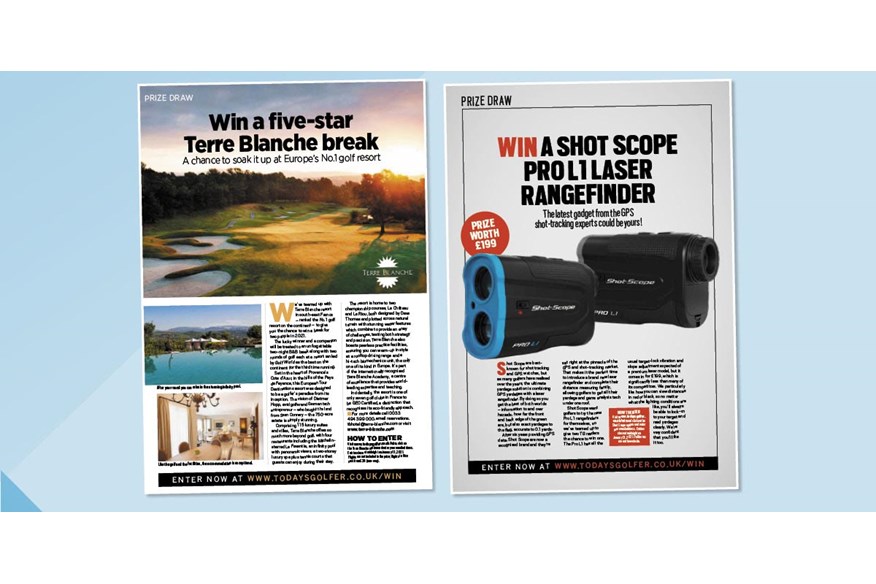 Two brilliant giveaways in the new issue of Today's Golfer.