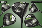 The new Callaway Epic range of drivers and fairway woods.