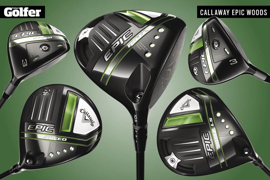 The new range of Callaway Epic drivers and fairway woods.