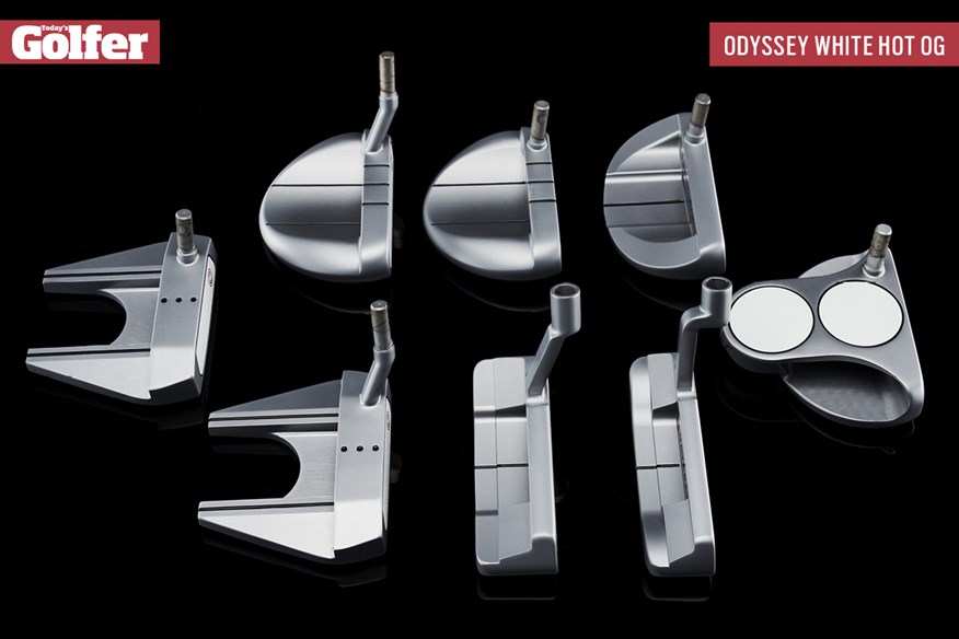 The new Odyssey White Hot OG putters for 2021.