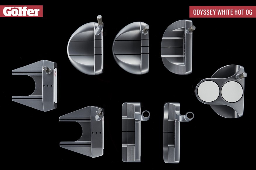 The new Odyssey White Hot OG putters for 2021.