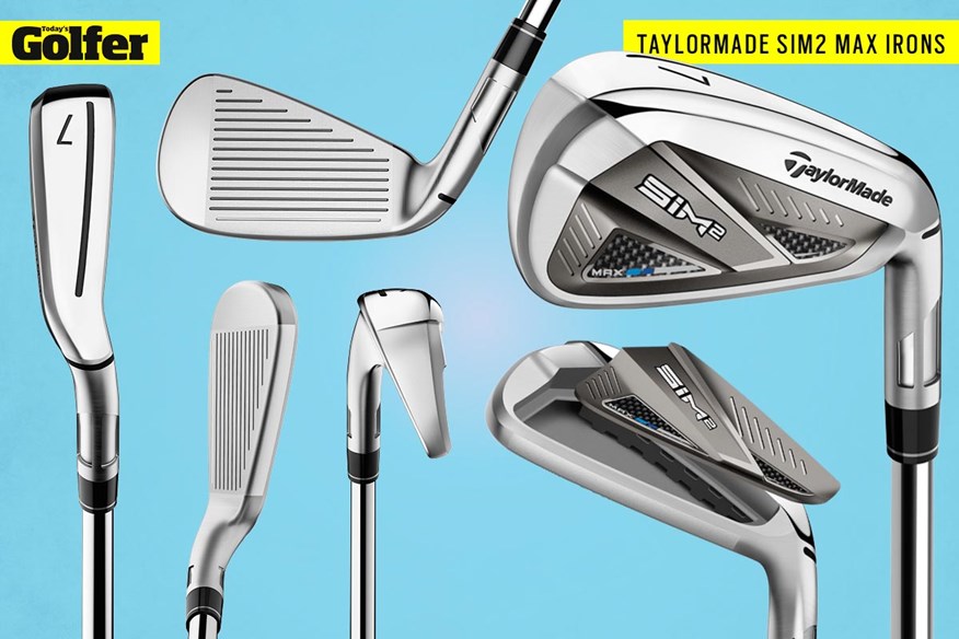 TaylorMade SIM2 Max irons.