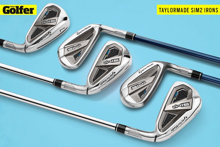 TaylorMade SIM2 irons.