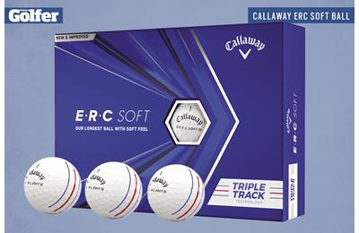 The new Callaway ERC Soft golf ball.