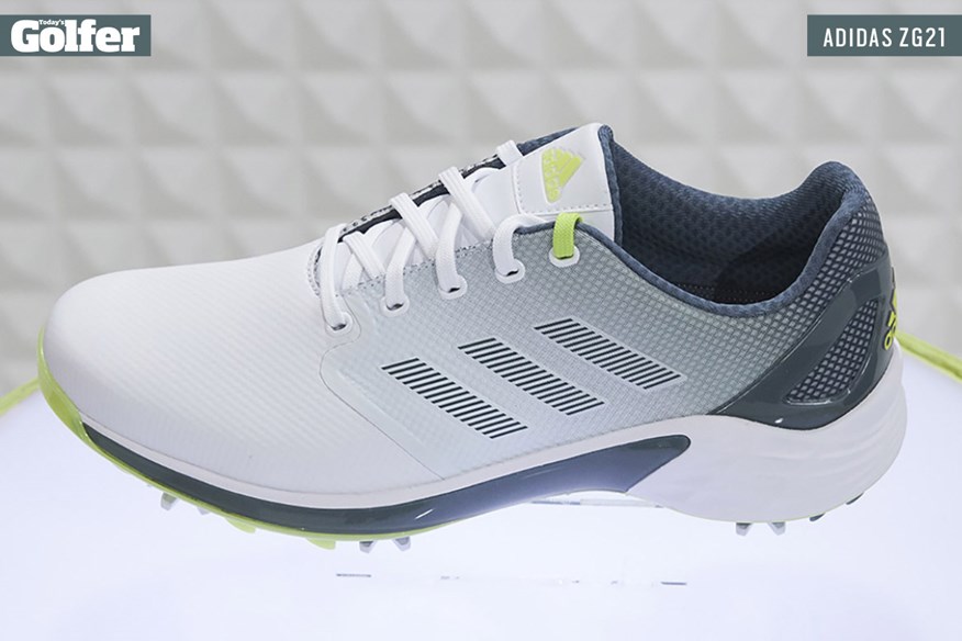 The laced version of the adidas ZG21 golf shoe.