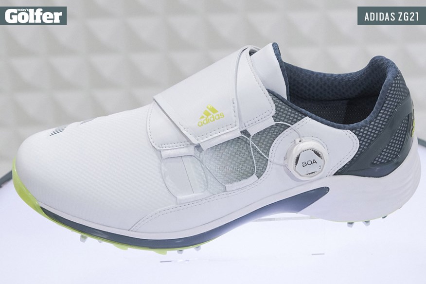 The women's adidas ZG21 BOA golf shoe.