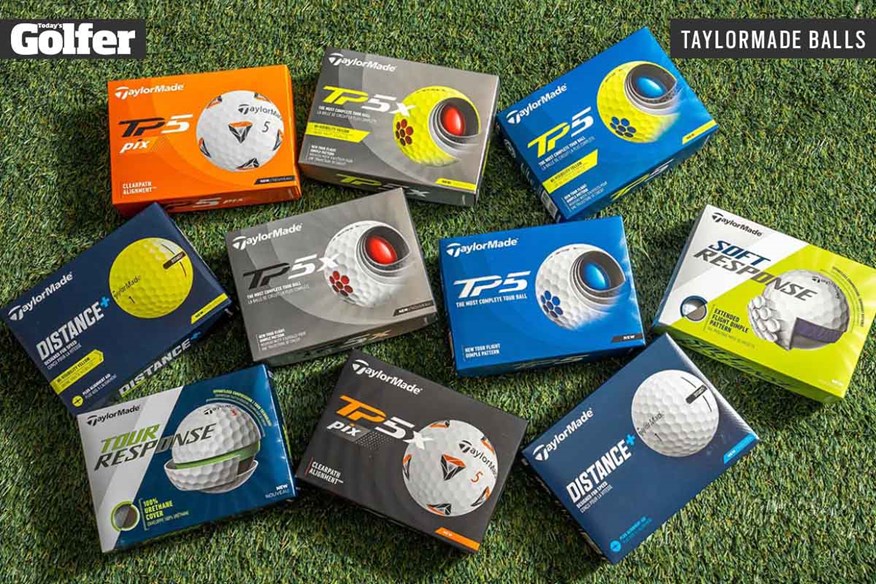 TaylorMade's 2021 golf balls line-up.