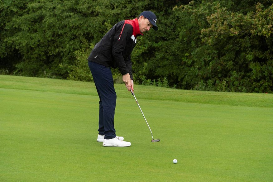 Despite being his most used club, Bad Golf's John Robins spends far less time practising with his putter than his driver..