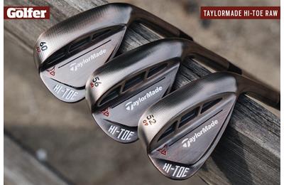 The new TaylorMade Hi-Toe Raw wedge.