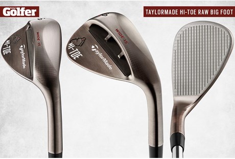 TaylorMade Hi-Toe Raw wedge has rusting face for even more spin