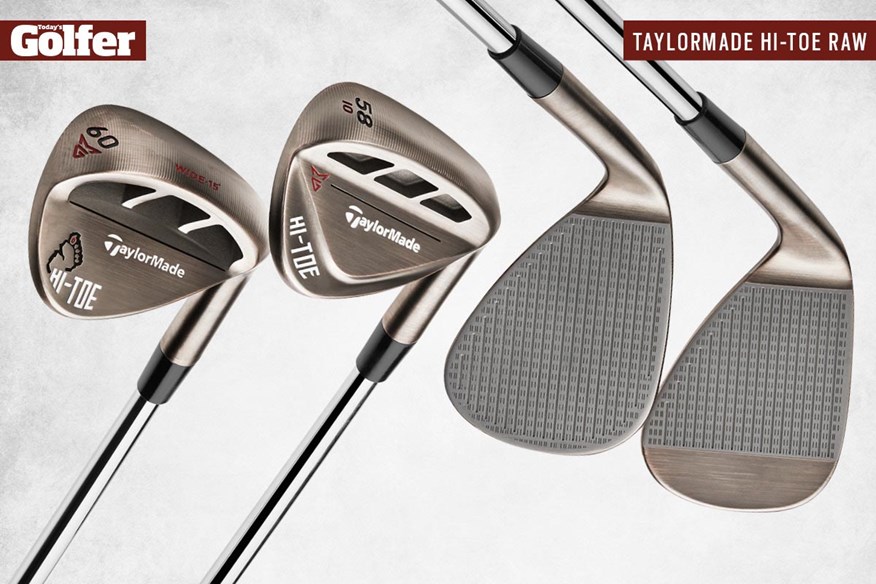 The new TaylorMade Hi-Toe Raw wedges.