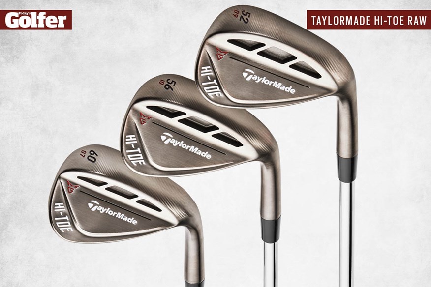 The new TaylorMade Hi-Toe Raw wedge is available from 50º to 62º.