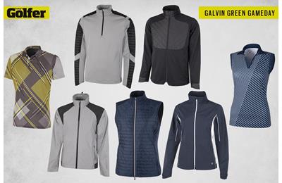 The new Galvin Green Gameday golf apparel range.