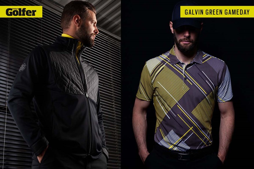 The Galvin Green Linc jacket and Mitchell polo shirt.