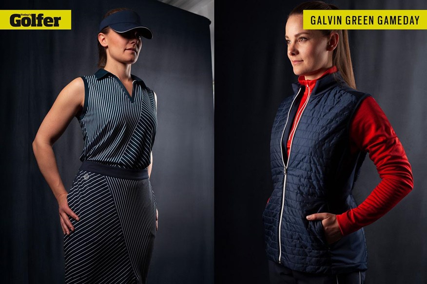 The Galvin green Mira skort combination and Lisa bodywarmer.