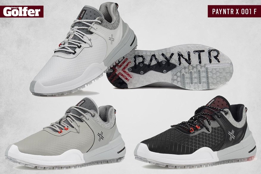 The new PAYNTR X 001 F golf shoe.