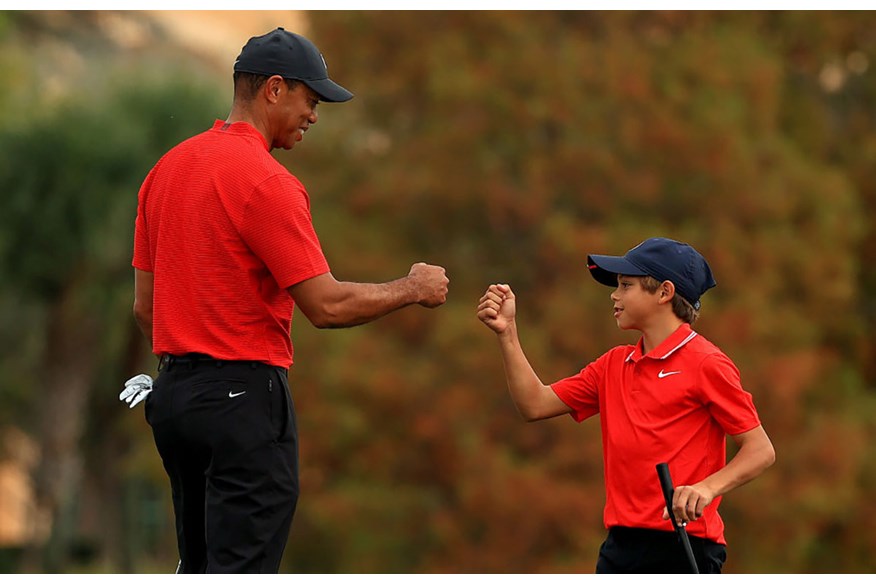 Tiger Woods' last golf appearance came at the PNC Championship alongside son Charlie in December.