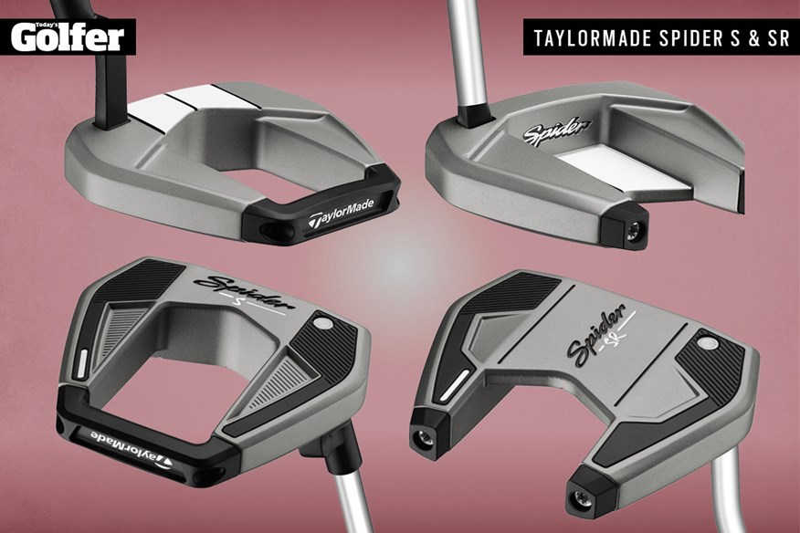 The TaylorMade Spider S and SR putters.