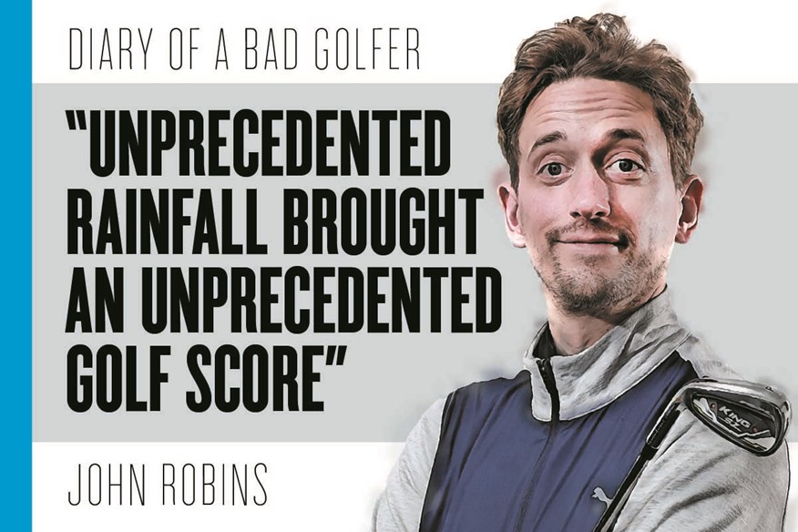 Bad Golf's John Robins shares his rainy golf experience and his tips for playing when the heavens open.