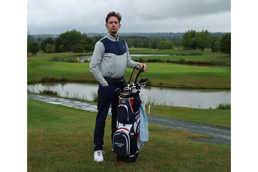 John Robins attempts to stare the rain away during a round with TG at The Shire!