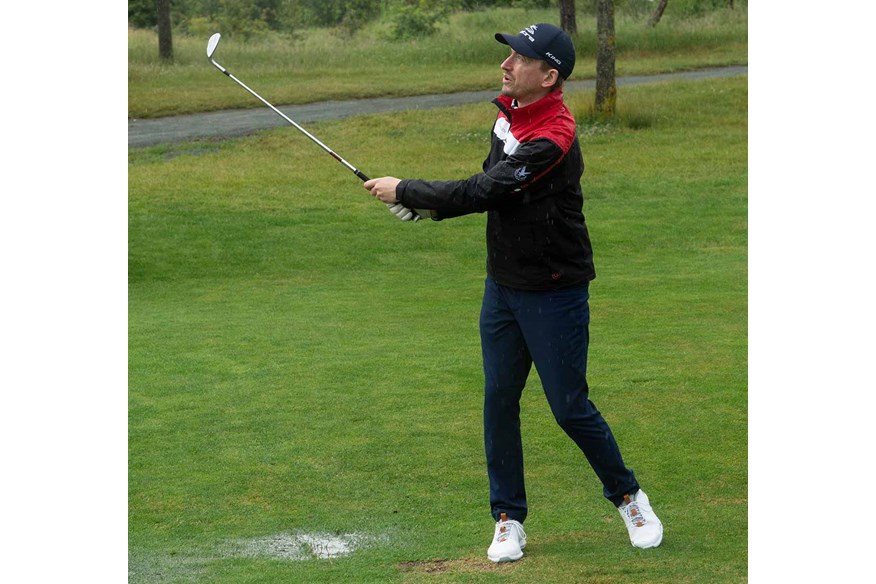 Bad Golf's John Robins experienced a particularly wet round of golf.