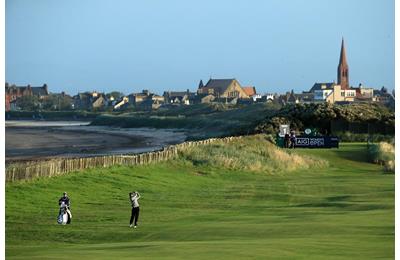 Meghan MacLaren in action at the AIG Women's Open at Royal Troon.